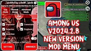 Among Us v2024.2.8 Anti Ban Mod Menu Apk | ESP, Teleport, Skins Unlocked, Free Chat | By Aadil Mods