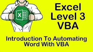 Excel VBA Introduction To Automating Word With VBA