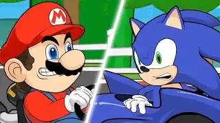 What is He, Some kind of Racist! (FNF Road Rage but its a Racist Mario VS Racist Sonic cover)