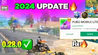 😱Pubg Lite New 0.28.0🤯 Update 2024 | Pubg Mobile Lite 0.28.0 Update Problem Fix 2024 🔥