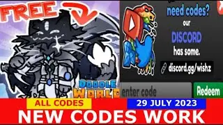 *NEW UPDATE CODES* [RANKED] Doodle World ROBLOX | ALL CODES | July 29, 2023