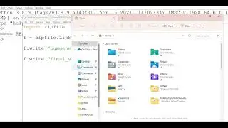 zipfile python | zipfile module in python|zip file|zip file in python in telugu|zip file in python