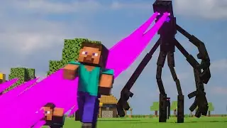 Ender Man Destruction Minecraft | Teardown