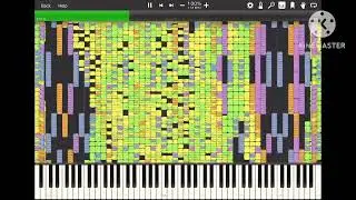 Black Midi] Apocalypse Reborn, 14.3 Million notes, Zachary Garlick. (Synthesia legit run)