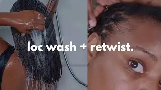 MY UPDATED LOC WASH + RETWIST ROUTINE | LIFEWITHLOCC