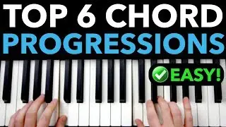 6 BEST Chord Progressions for Piano Beginners EASY