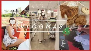 VLOGMAS 🎄 Family  cafe tours | Shopping Christmas gift 🎁 | Drawing Wallpaper giveaway