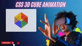 Make A 3D Cube by css / How To Make 3d Cube By css coding #3danimation #coding #css #codingtutorial