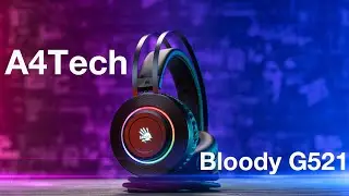 Распаковка наушников A4Tech Bloody G521 / Unboxing A4Tech Bloody G521