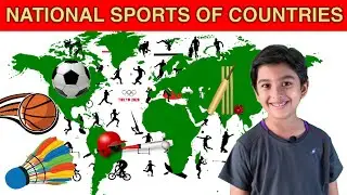 Countries with their National Sports | Names of Sports for Kids in English | Sports Name | Sports |