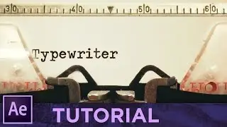 TYPEWRITER • Adobe After Effects Tutorial