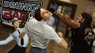 Drunkn Bar Fight VR "Funny" Moments YouTube Demonetization Edition | Drunken Bar Fight VR Gameplay