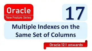 Oracle New feature 12c  - Multiple Index on same column in oracle