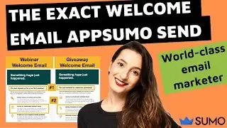 The Exact Welcome Email AppSumo Send