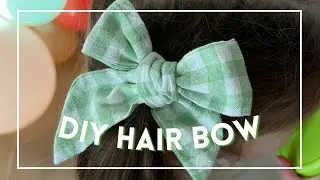 HOW TO MAKE A HAIR BOW | Easy Bow Tutorial