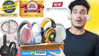 Best Headphones Deals 🔥 Flipkart BBD & Amazon Great Indian Festival Sale 2024⚡My 15 Top Deals