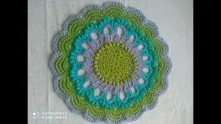 Салфетки из пряжи Кауни