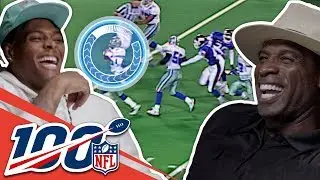 Deion Sanders & Jalen Ramsey Check Out Their Most Iconic Moments | NFL 100 Generations