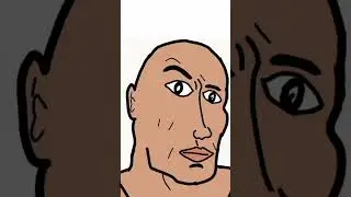 I MADE 2D ANIMATION OF THE ROCK #animation #2d #memes #viral #youtube