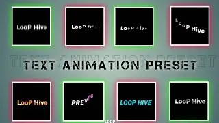 Alight Motion Text effect preset pack || top15🔥 Free Text Animation effect pack link in description.