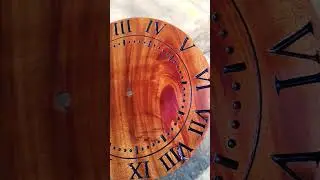 CNC wooden Clock #cnc  #clock #woodcarving #cncmachining #design