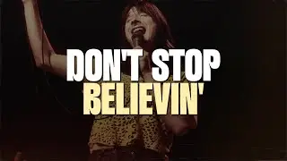 Journey - Don't Stop Believin' (Lyrics)