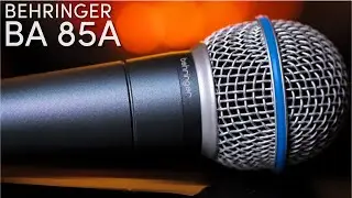 Behringer BA 85a Dynamic Super Cardioid Microphone Review / Test