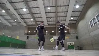 F2Freestylers Practice Session! Crazy Football Skills | Football Freestyle Double Act / Duo