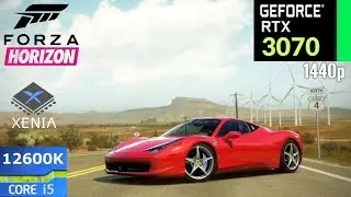 Xenia Emulator Forza Horizon 1 2K | RTX 3070 + i5 12600K