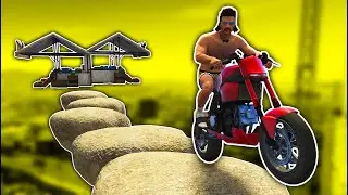 IMPOSSIBLE MOTORCYCLE PARKOUR! (GTA 5 Online)