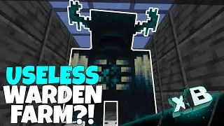 THE USELESS WARDEN FARM! [Minecraft 1.19 Experimental Snapshot 1]