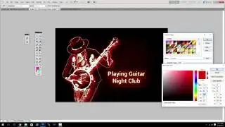 Neon Light Painting Photoshop Action Tutorial