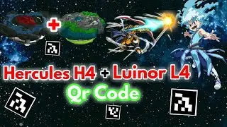 HERCULES H4 + LUINOR L4 QR CODE BEYBLADE BURST TURBO APP !!