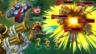 URF Insane Moments LOL (URF Leona 1v5, URF Master Yi Renekton Funny ...)