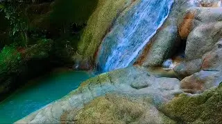 Relaxing waterfall, natural Water Sounds for Sleeping, Stress Relief, Studying, Yoga and Meditation