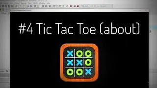 #4 tic tac toe  game using c++ graphics | c++ projects| About Section| Cool Porgramming Projects