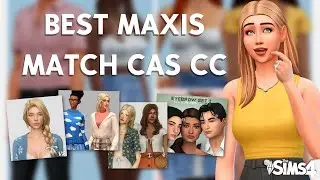 ★BEST MAXIS MATCH CC - CAS EDITION ★  The Sims 4 [including download links]