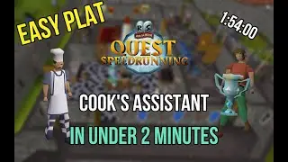 Cook's Assistant in under 2 minutes! - [Speedrunning Quest Guide OSRS]