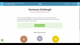 CCNP ENCOR Section 1 Summary Challenge with explanation