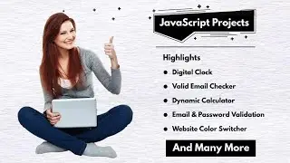 Best JavaScript Projects For Beginners | HTML CSS & JavaScript Projects