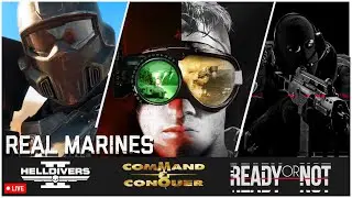 LIVE - COMMAND&CONQUER | HELLDIVERS2 | READY or NOT | GLID vs VENOM