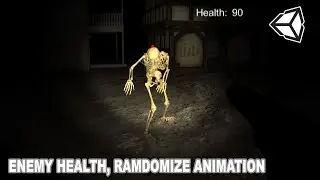 Boss Enemy AI, Enemy Health, Ramdomize Enemy Animation with C# in Unity. Survival Game Lesson13