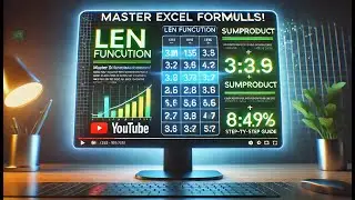 Excel LEN Function with SUMPRODUCT: Advanced Text Analysis Tutorial