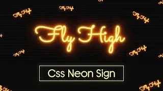 Css Neon Sign | Blinking Text | Text Effects | Css Animation