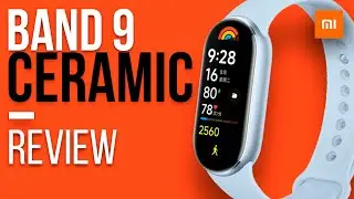 XIAOMI MI BAND 9 CERAMIC Unboxing Review - 21 DIAS BATERIA, CERÂMICA e ARRITMIA CARDÍACA! É bom?