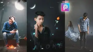 Alone Photo Editing PicsArt | Alone Photo Editing | picsart photo editing | Breakup Photo Editing
