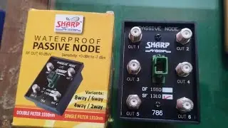 Sharp passive node | water proof 6 Port