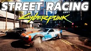 Cyberpunk 2077 Street Racing Gameplay (Driving Experience) | Xbox Series S