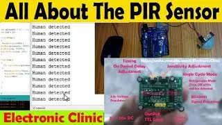 Arduino PIR Motion Sensor, Human motion detector, PIR sensor interfacing and programming