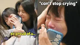 HYBE releases a clip of Eunchae bursting into tears (struggles on her MC journey)